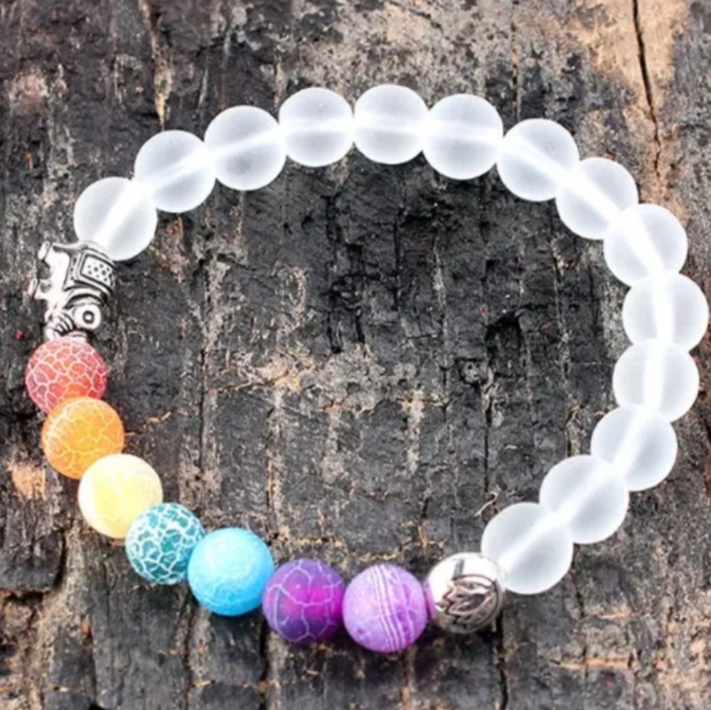 Chakra Gemstone Beads Energy Bracelet